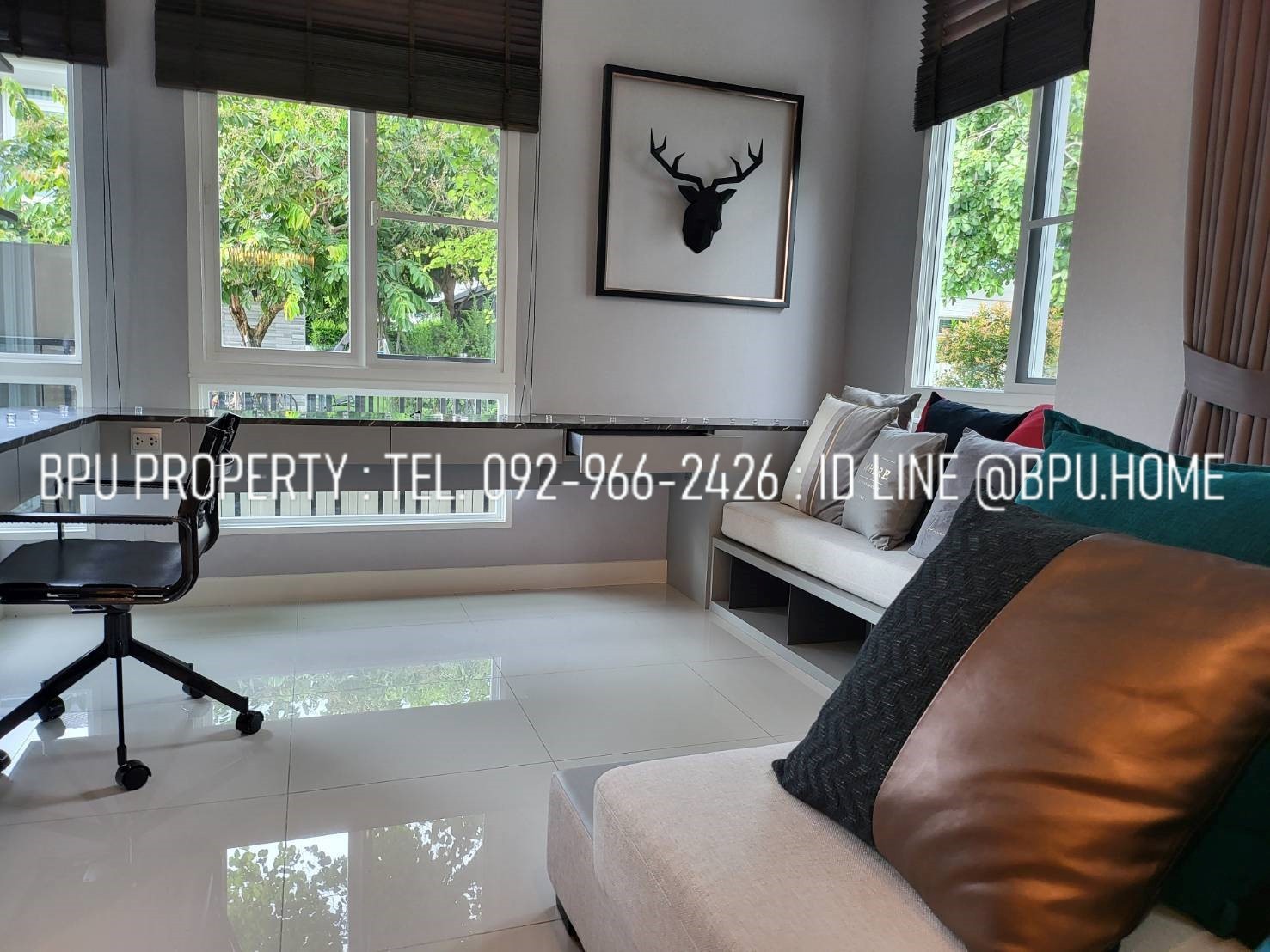 ให้เช่าบ้านบางนา แบริ่ง ลาซาล : **4 Bedrooms Single House for Rent ** Mantana 2 Bangna km.7 near Mega Bangna