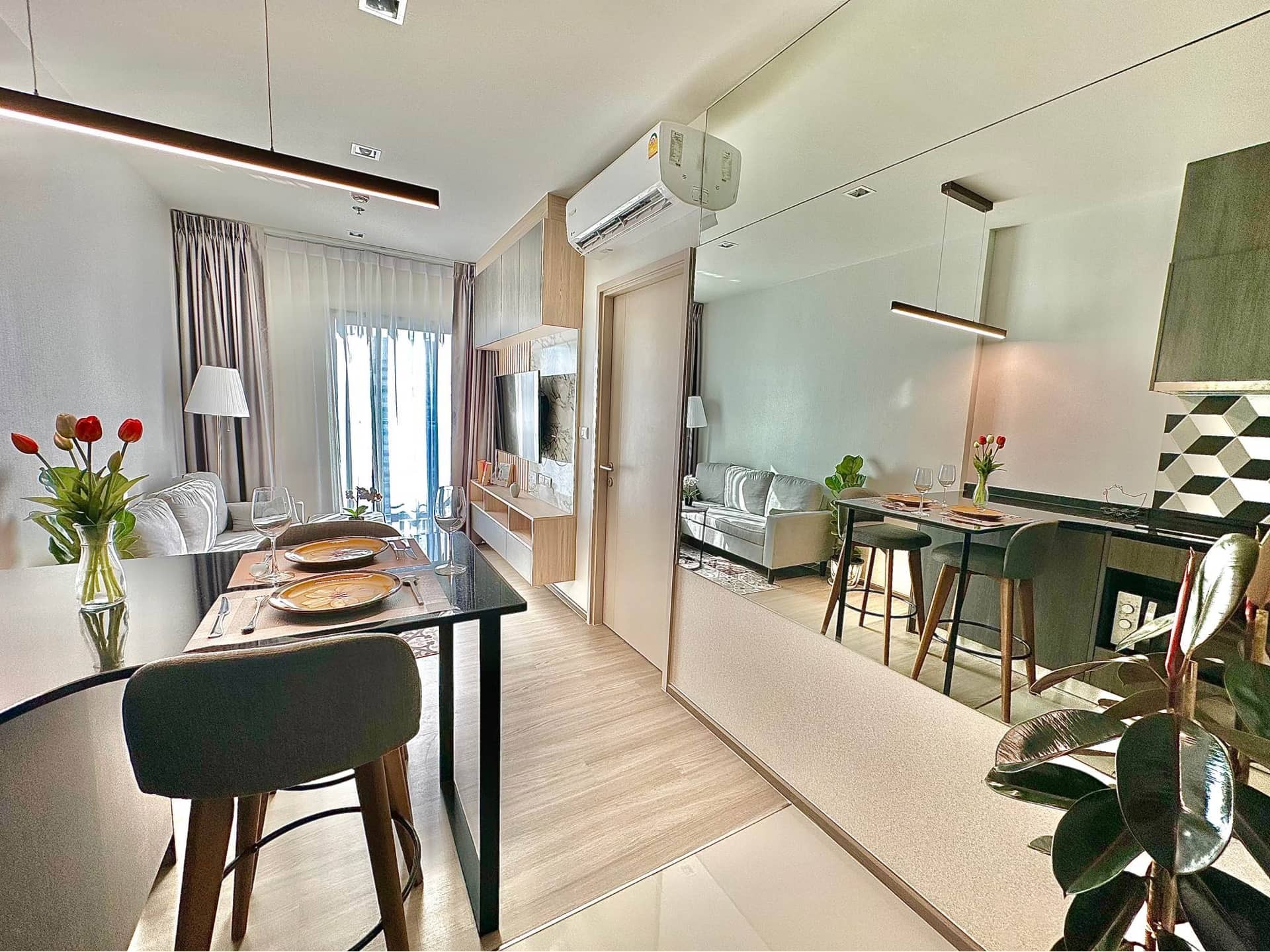 For RentCondoRama9, Petchburi, RCA : For rent ✨ The Base Phetchaburi - Thonglor ✨ Furniture and electrical appliances near BTS Thonglor