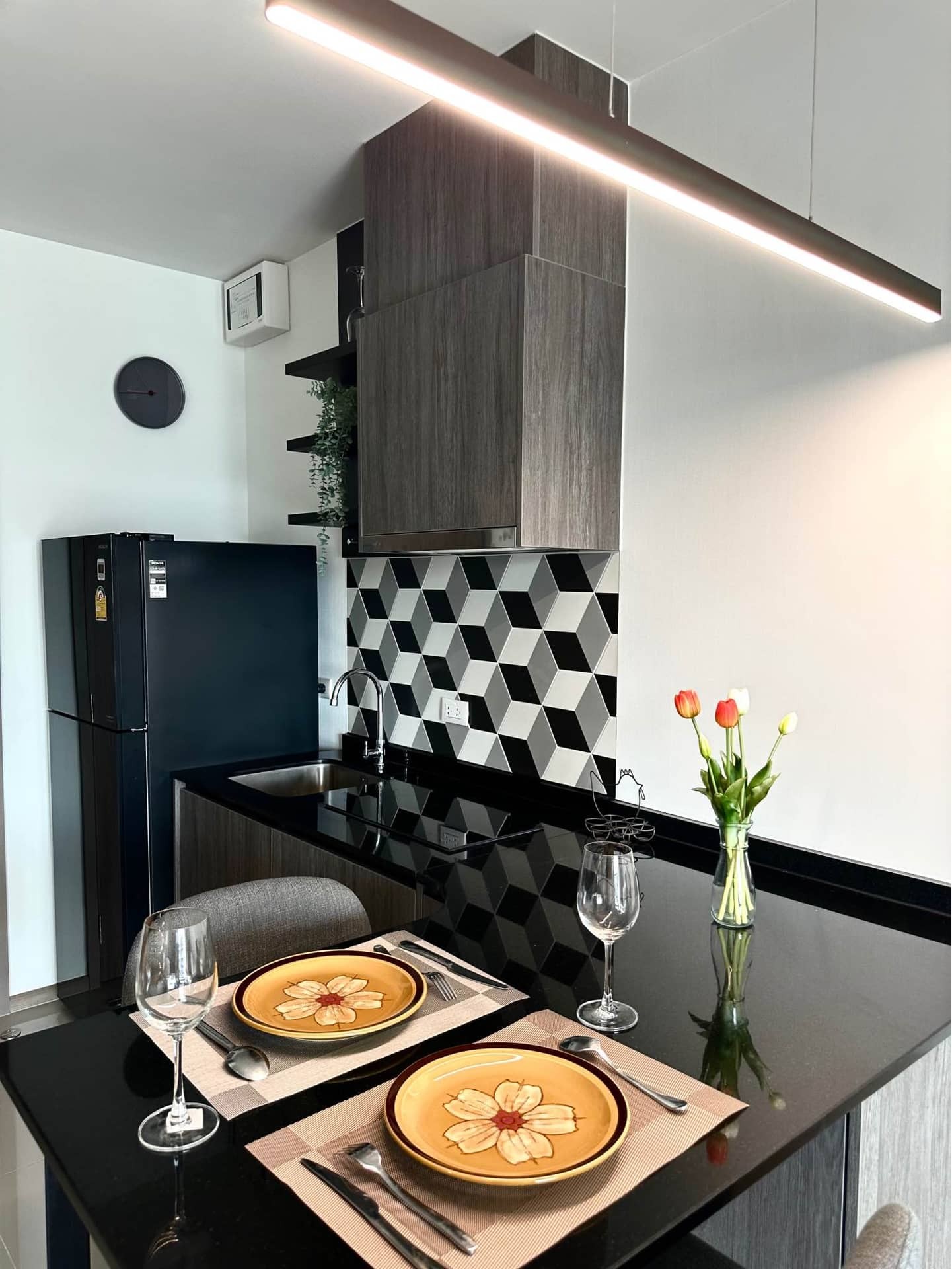 For RentCondoRama9, Petchburi, RCA : For rent ✨ The Base Phetchaburi - Thonglor ✨ Furniture and electrical appliances near BTS Thonglor