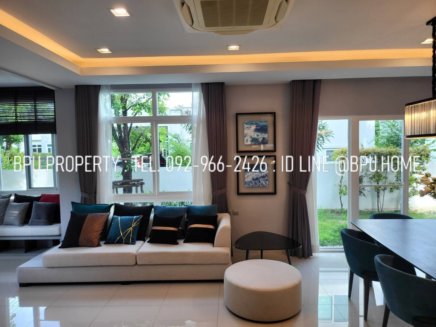 ให้เช่าบ้านบางนา แบริ่ง ลาซาล : **4 Bedrooms Single House for Rent ** Mantana 2 Bangna km.7 near Mega Bangna