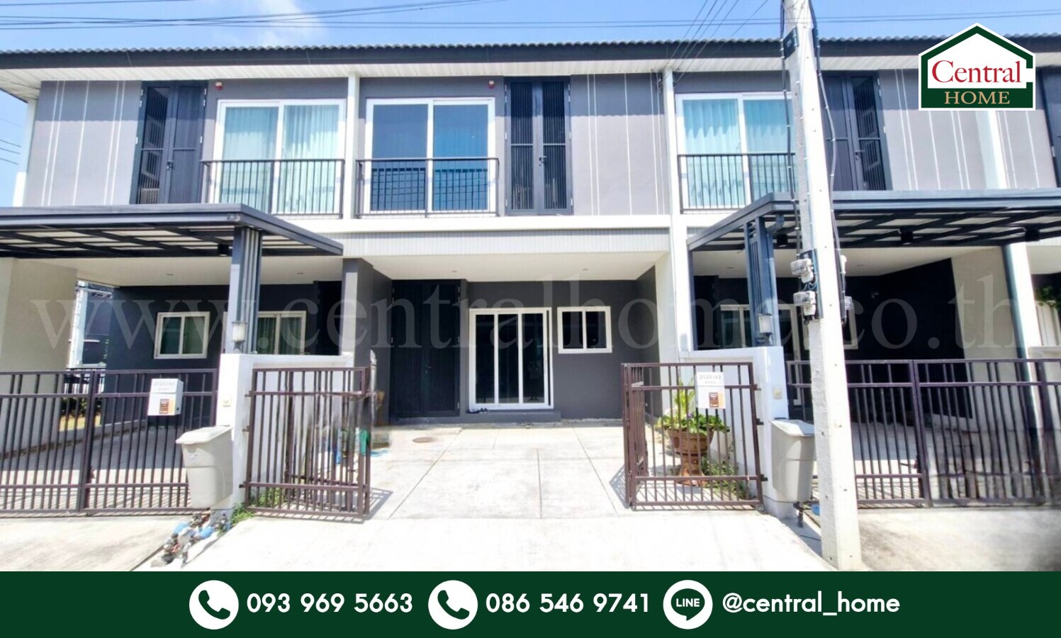 For SaleTownhome : ทาวน์โฮม ศุภาลัย พรีโม่ รังสิต ถูกสุดในโครงการ