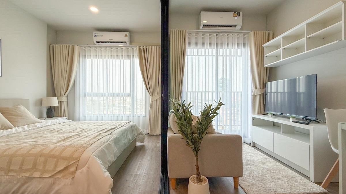 ให้เช่าคอนโดท่าพระ ตลาดพลู วุฒากาศ : #Ready for short-term rent (1- 4 months)Condo: Rich Point @ BTS Wutthakat(High Rise Condo next to Wutthakat BTS station 0 metres) One-bedroom
