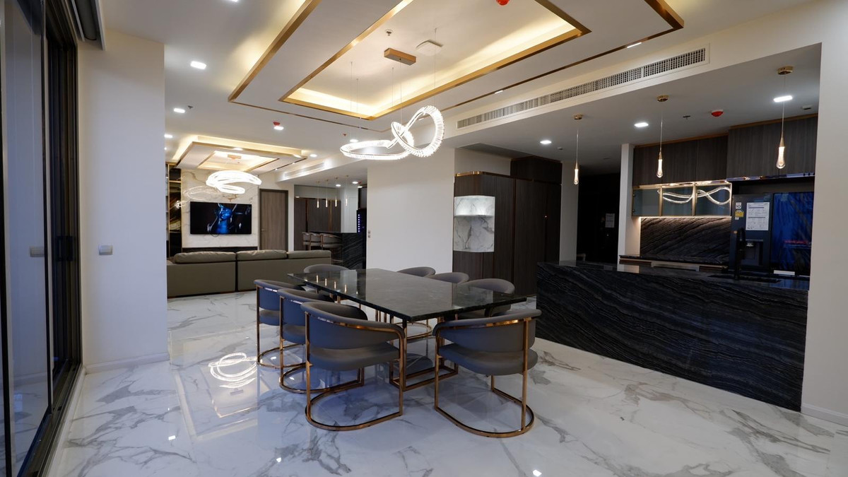 คอนโดสาทร นราธิวาส : Penthouse • 4 𝐁𝐞𝐝 4 𝐁𝐚𝐭𝐡 • 226 𝐒𝐪𝐦. • 56 𝐌𝐁 •  รวมค่าใช้จ่าย ณ วันโอน  𝐋𝐢𝐧𝐞 𝐈𝐃 : 𝐕𝐚𝐬𝐬𝐢𝐥𝐲