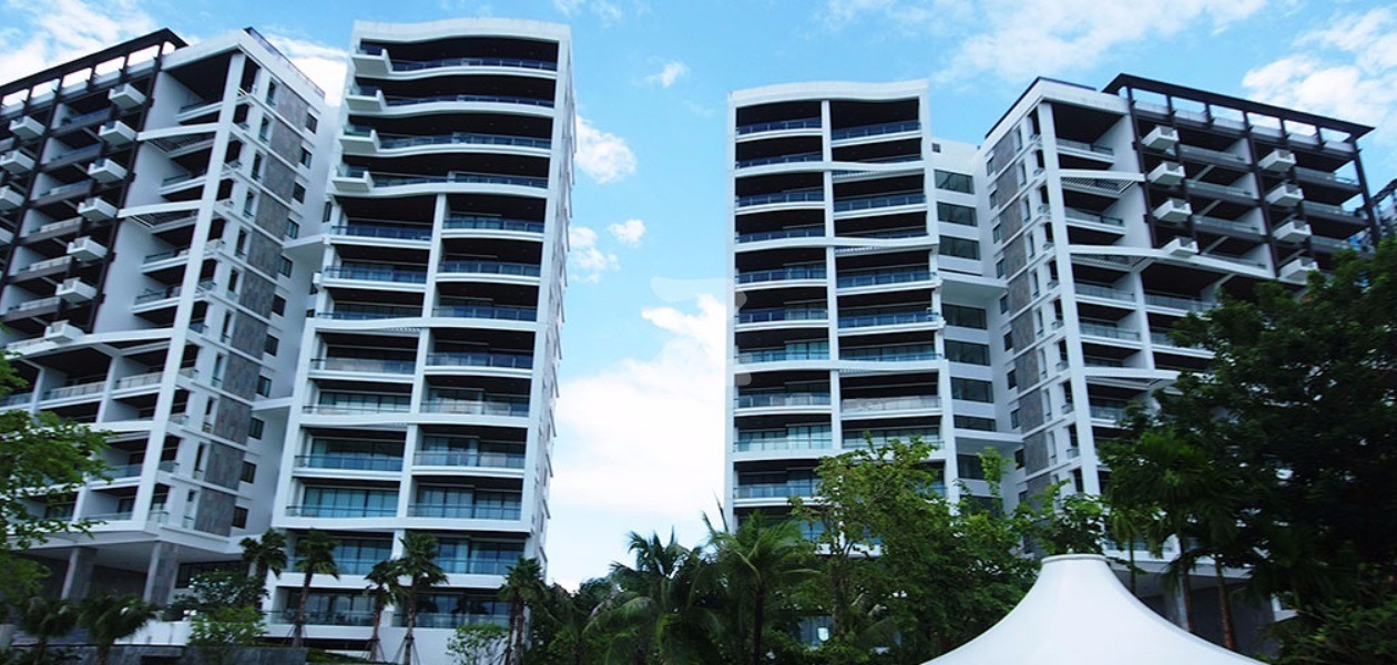 For SaleCondoRayong : Condo, Phuthara Klaeng, Rayong, 8th floor, A 110.77 sq.m., 2 bedrooms, 2 water views