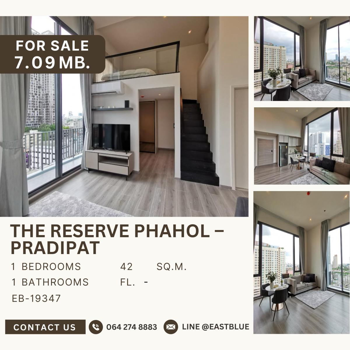 For SaleCondoSapankwai,Jatujak : Rare Item มีเพียงแค่ 1 ห้องต่อชั้น คอนโดหรู สไตล์ LOFT ใจกลางความสมบูรณ์ย่านสะพานควาย ห้องมุม รับลมตลอดปี