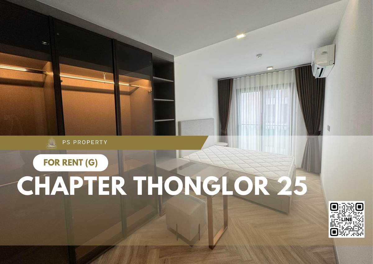 For RentCondoSukhumvit, Asoke, Thonglor : Rent ✨ Chapter Thonglor 25 ✨ Near BTS Phrom Phongphong, furniture and electrical appliances