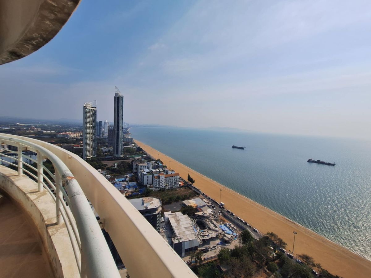 ขายคอนโดพัทยา บางแสน ชลบุรี สัตหีบ : Sale Metro Jomtien Condotel at Jomtien Beach - 3 bedrooms 3 bathrooms Sea view Mountain view