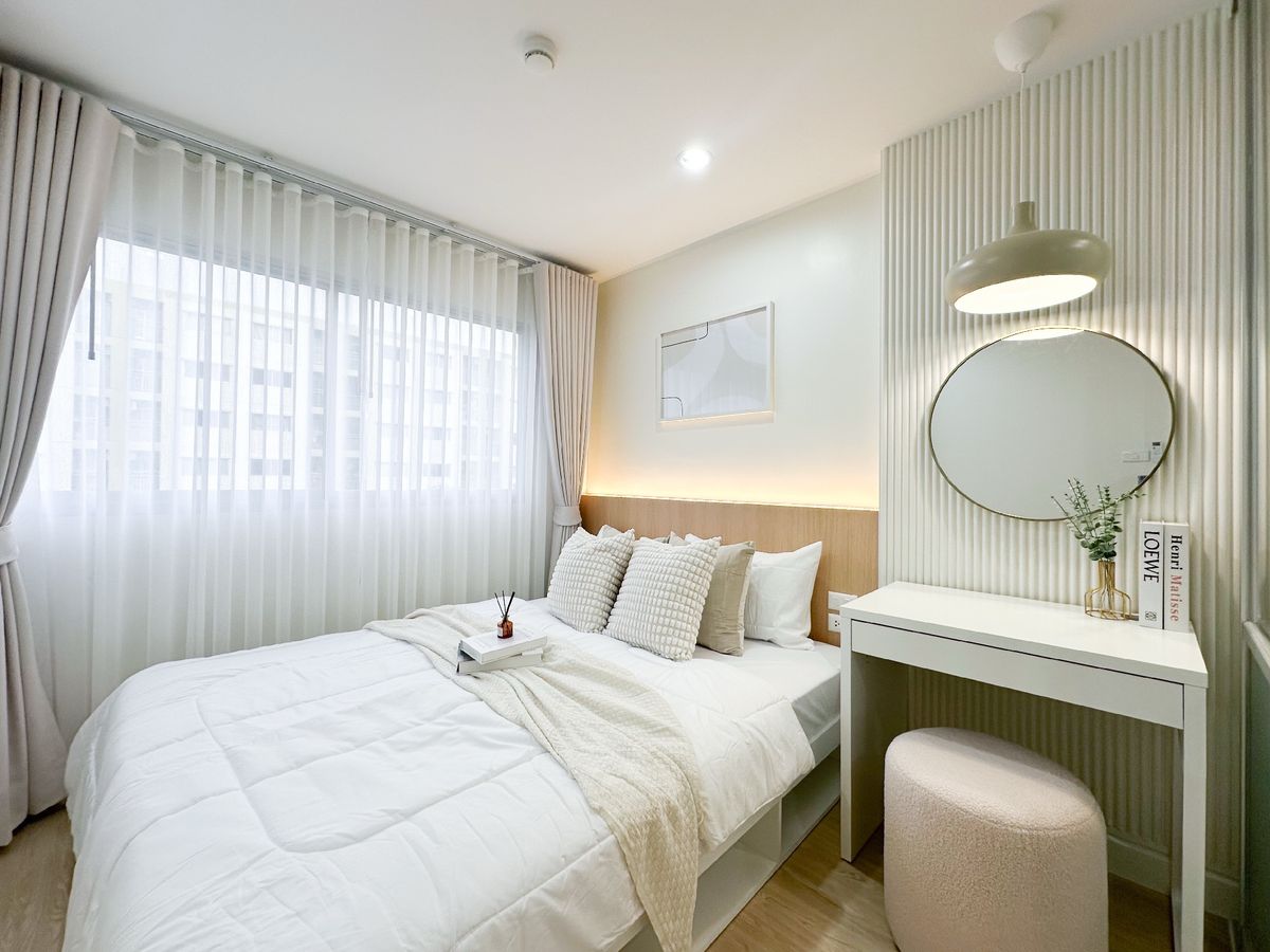 For SaleCondoKaset Nawamin,Ladplakao : 🔥 Sell 🔥 Beautiful room !! Ready to drag the luggage in the price of 1.49 million baht only