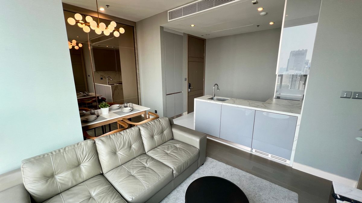 ให้เช่าคอนโดพระราม 9 เพชรบุรีตัดใหม่ RCA : ให้เช่า The Esse at Singha Complex ราคา 48,000 บาท/เดือน [MNor01]