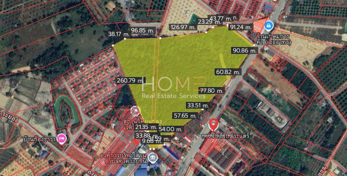 For SaleLandRayong : Land of the buffalo fields, eat / 42 rai 3 ngan 62.5 square wah (sell), Land Thung Khwai Kin / 42 RAI 3 NGAN 62.5 SQAURE WA (For Sale) Newc477