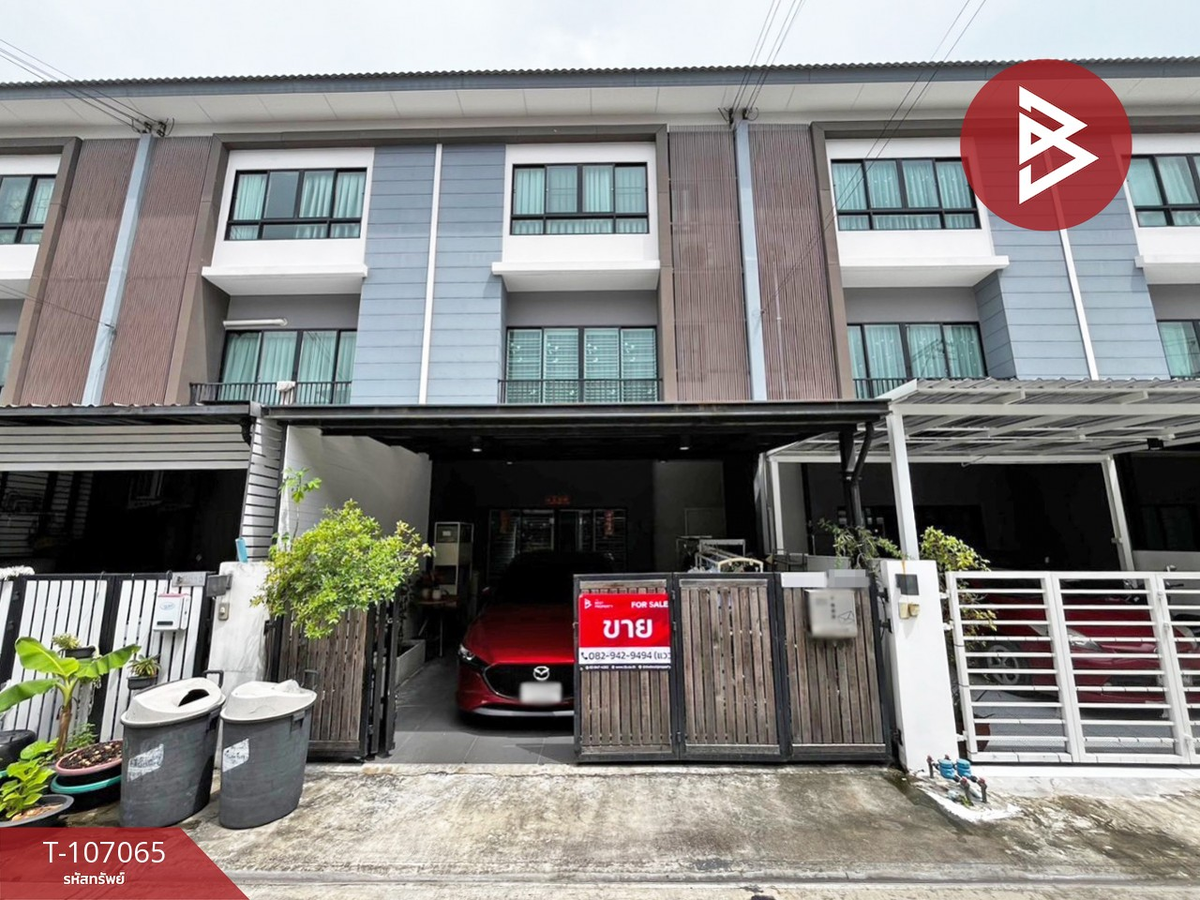 For SaleTownhomeLadprao101, Happy Land, The Mall Bang Kapi : Townhouse for sale The Connection Village 3 Lat Phrao 126 Wang Thonglang, Bangkok