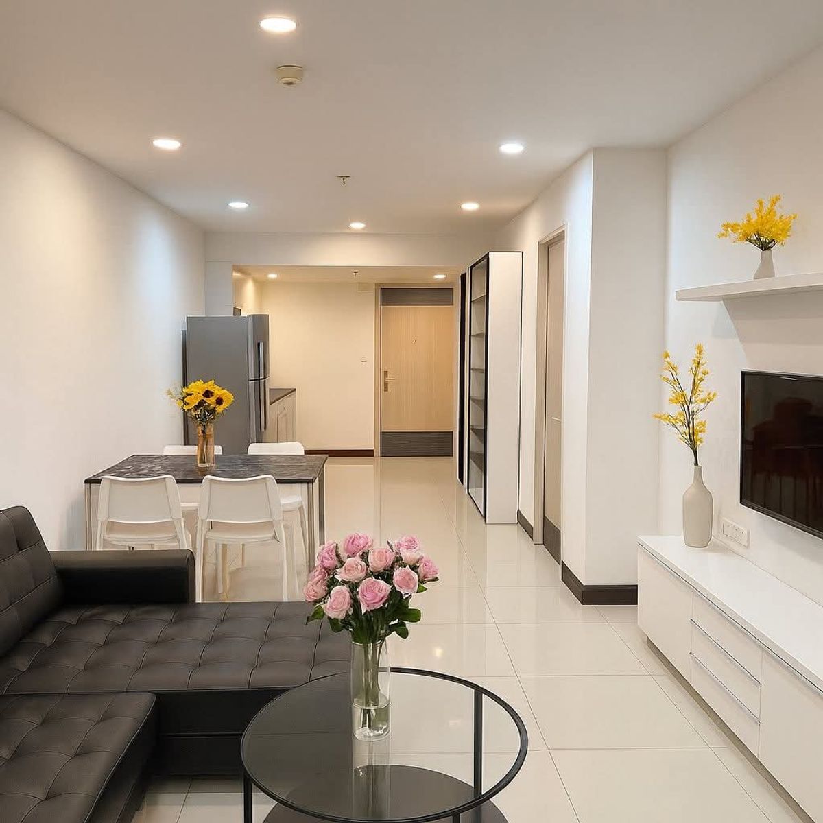 ให้เช่าคอนโดราชเทวี พญาไท : Supalai premier ratchathewi ✨🤍 22,000.-/month ✨🌹fully furnished 62sqm