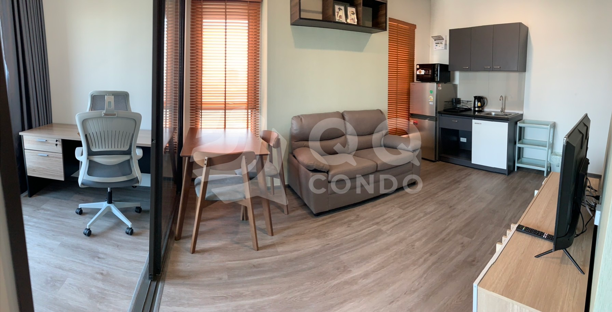 ให้เช่าคอนโดท่าพระ ตลาดพลู วุฒากาศ : 🛋️🏬 ให้เช่า Rich Point @BTS Wutthakat - 35 ตร.ม. 1Bed plus ห้องสวย ใกล้ BTS วุฒากาศ