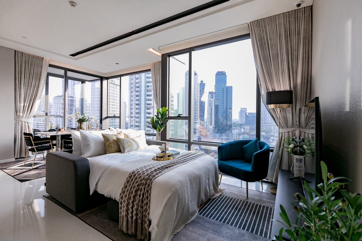 For SaleCondoSukhumvit, Asoke, Thonglor : Condo for sale The Bangkok Thonglor, Thong Lo, Soi 1, next to the Lak Thong Lo Road, near BTS Thonglor 600 meters, 95 sqm.