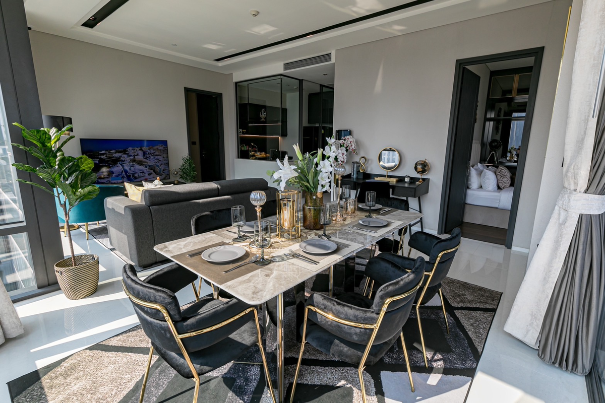 For SaleCondoSukhumvit, Asoke, Thonglor : Condo for sale The Bangkok Thonglor, Thong Lo, Soi 1, next to the Lak Thong Lo Road, near BTS Thonglor 600 meters, 95 sqm.