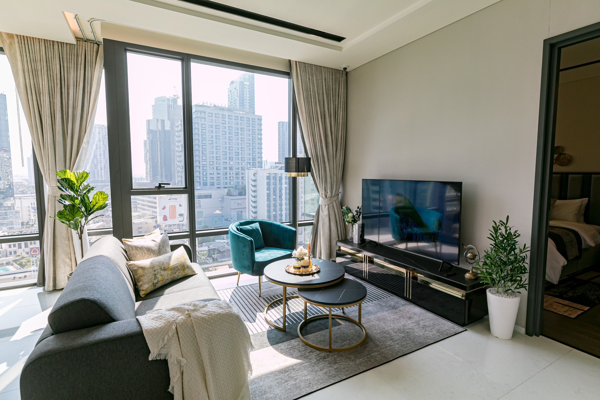 For SaleCondoSukhumvit, Asoke, Thonglor : Condo for sale The Bangkok Thonglor, Thong Lo, Soi 1, next to the Lak Thong Lo Road, near BTS Thonglor 600 meters, 95 sqm.