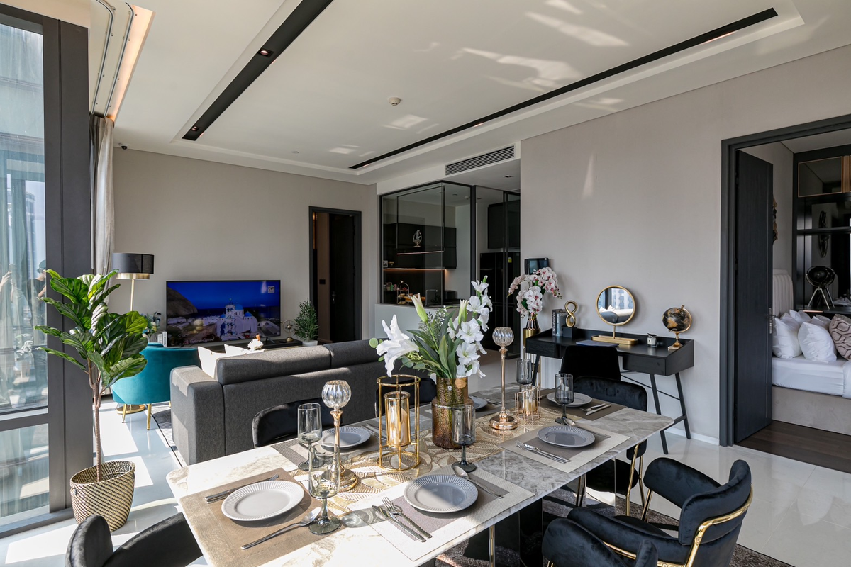 For SaleCondoSukhumvit, Asoke, Thonglor : Condo for sale The Bangkok Thonglor, Thong Lo, Soi 1, next to the Lak Thong Lo Road, near BTS Thonglor 600 meters, 95 sqm.