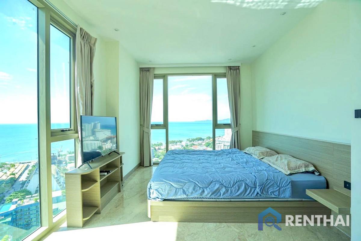 ขายคอนโดพัทยา บางแสน ชลบุรี สัตหีบ : ขายคอนโด The Riviera Ocean Drive  2 ห้องนอน 2 ห้องน้ำ ขนาด 74 ตร.ม. วิวทะเลชั้นสูง ชื่อต่างชาติ