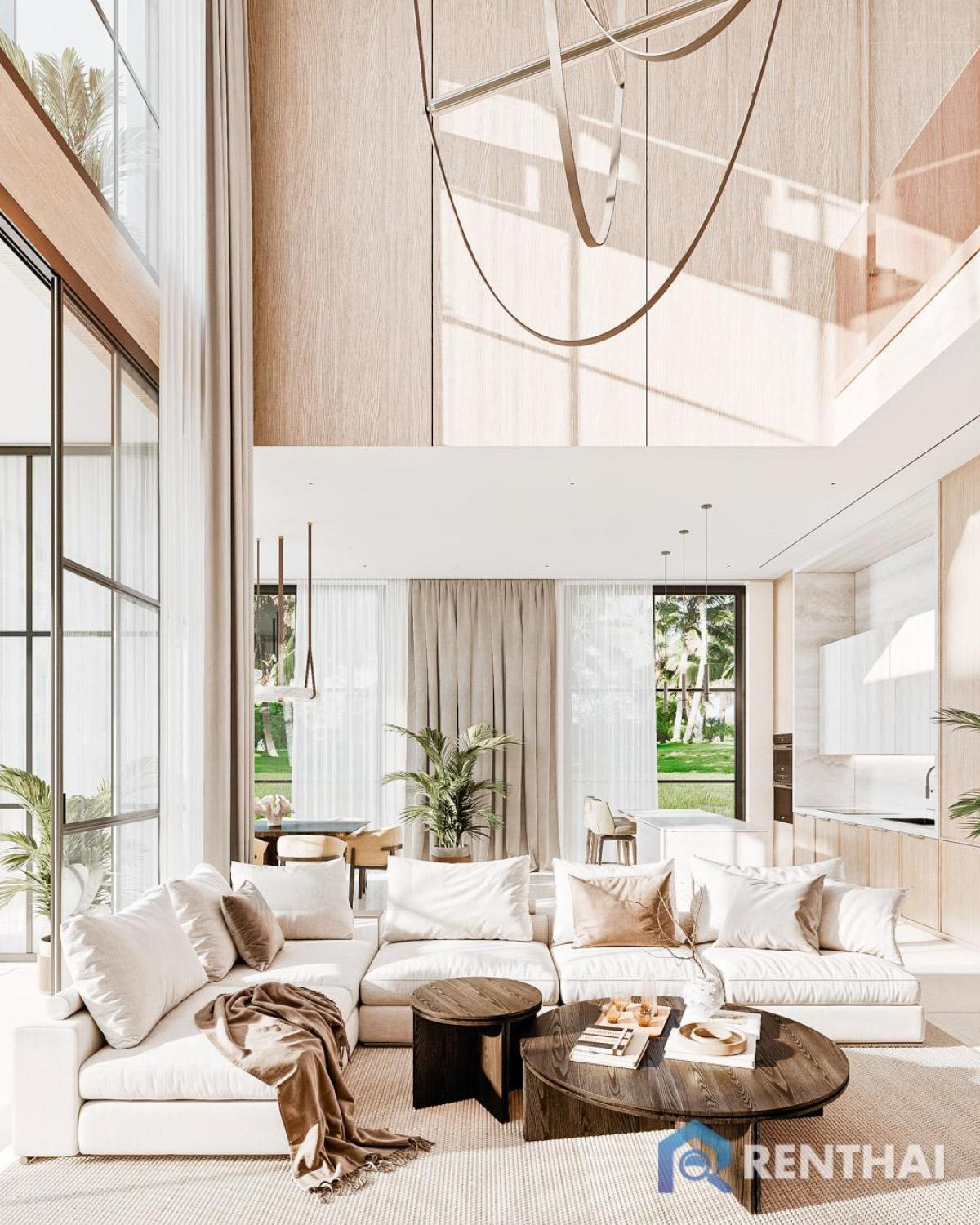 For SaleHousePhuket : 2bed 9 Nile Residence Villa in Phuket with Pool, Garden, Furnished Kitchen