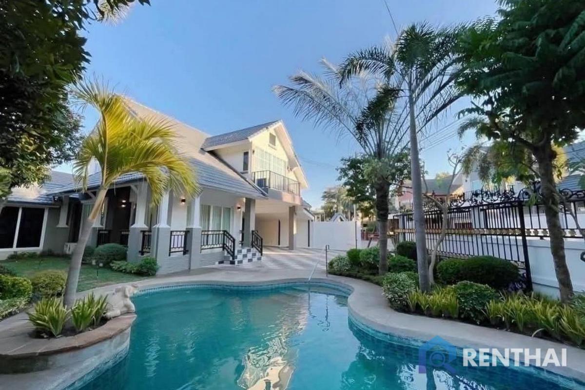 ขายบ้านพัทยา บางแสน ชลบุรี สัตหีบ : สำหรับ ขาย บ้าน 5 ห้องนอน ที่ หนองปรือ