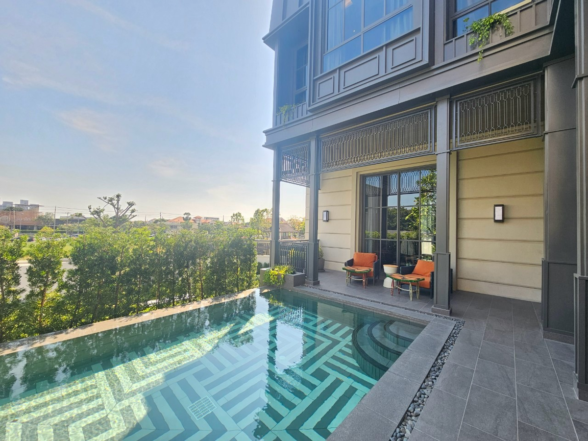 ขายบ้านเกษตร นวมินทร์ ลาดปลาเค้า : ขายบ้าน Pool Villa Smyth’s(สมิทธ์) เกษตร-นวมินทร์ ขนาด 816 Sq.m 4 bed 7 bath พิเศษเพียง 120 MB  ติดต่อ 086-795-9997 