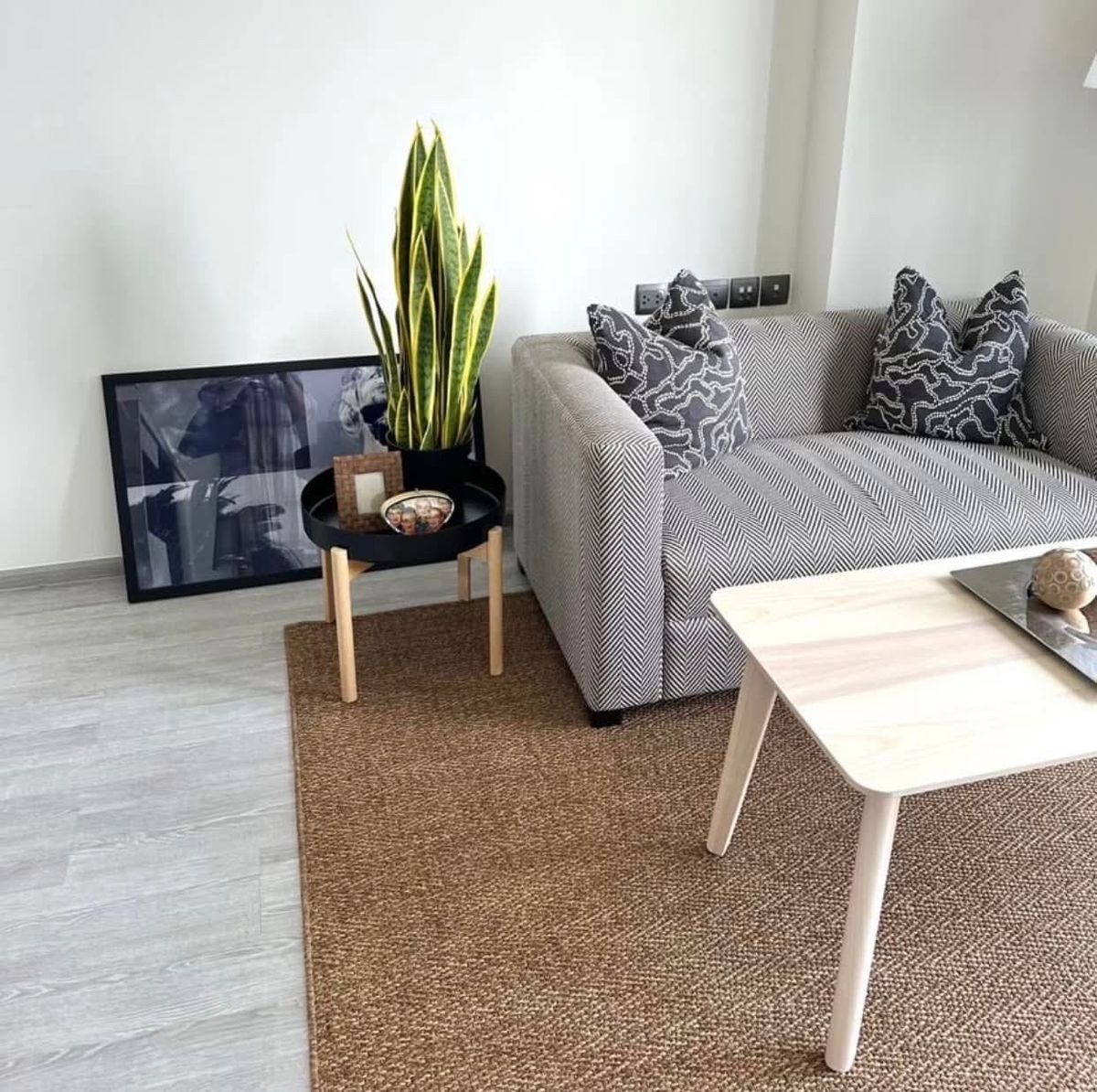 For RentCondoOnnut, Udomsuk : Rent The Line Sukhumvit 101, 1 bedroom, 1 bathroom 35 sqm. Floor 30, price 25,000 baht. Beautiful view, new room, beautiful decorated.
