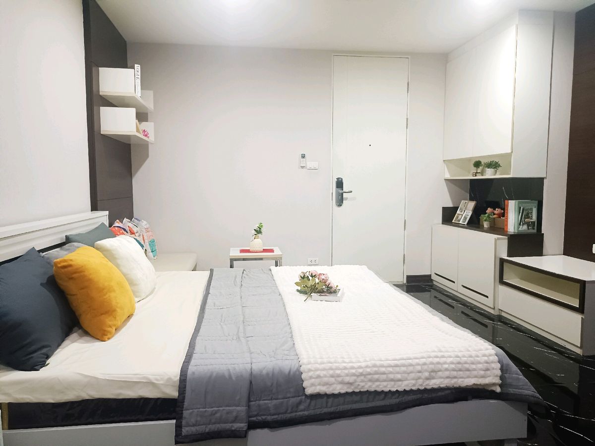 For SaleCondoKaset Nawamin,Ladplakao : Condo for sale, Spray Siri, Kaset intersection, newly decorated, pay attention to every degree Do not reconcile, do not reconcile the camera