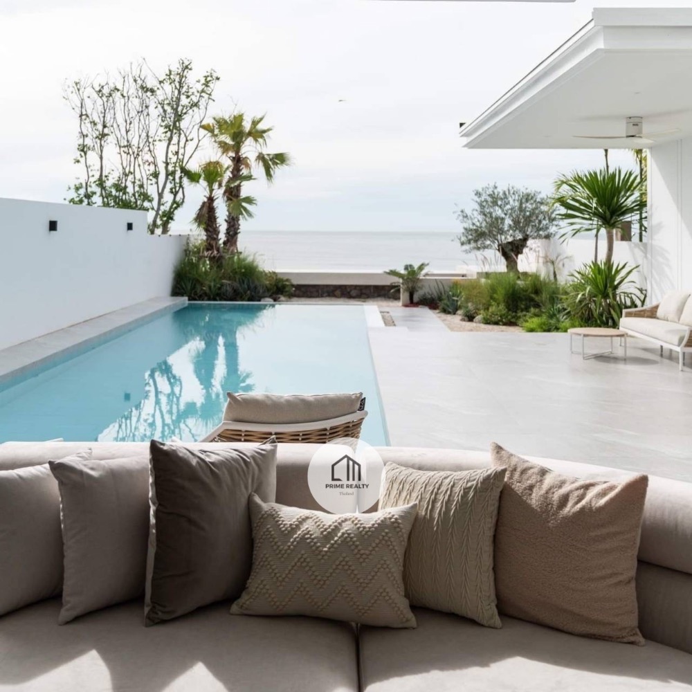 ขายบ้านหัวหิน ประจวบคีรีขันธ์ : ขายบ้านติดทะเลสไตล์โมเดิร์น ชะอำ