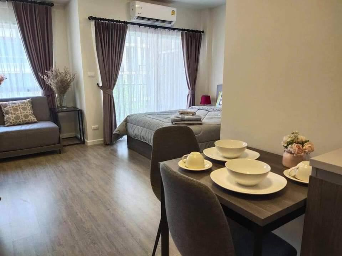 ให้เช่าคอนโดเชียงใหม่ : D Condo Rin ห้องพร้อมเข้าอยู่ มีระเบียง สะดวก สบาย สะอาดปลอดภัย ติด “เซ็นทรัลเฟสติวัล เชียงใหม่ มีทางเข้าเดินเข้าห้าง ติดถนนซุปเปอร์ และ 7 Eleven 