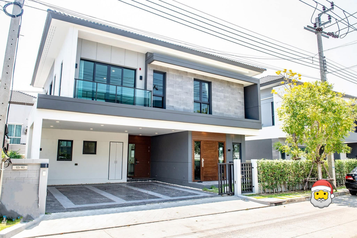 ให้เช่าบ้านบางนา แบริ่ง ลาซาล : 🏡ให้เช่าบ้านเดี่ยว 2 ชั้น The City Bangna 5 ห้องนอน (รวม 1 ห้องแม่บ้าน) 6 ห้องน้ำ หน้าบ้านไม่ติดใคร วิวสวย เป็นส่วนตัว ติดทางเดินทะลุไปสวน โครงการเงียบสงบ