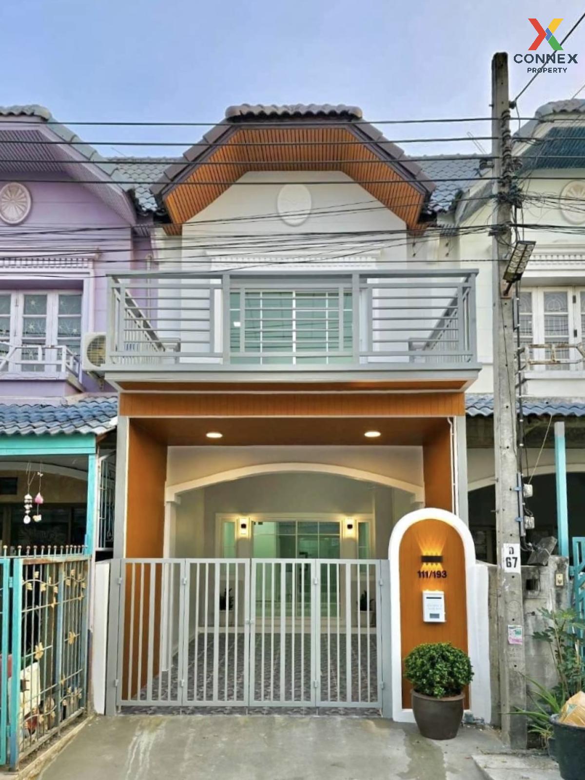 ขายทาวน์โฮมนนทบุรี บางใหญ่ บางบัวทอง : ขายทาวน์เฮ้าส์/ทาวน์โฮม  มนวดี กรีนพาร์ค พิมลราช บางบัวทอง นนทบุรี CX-117702