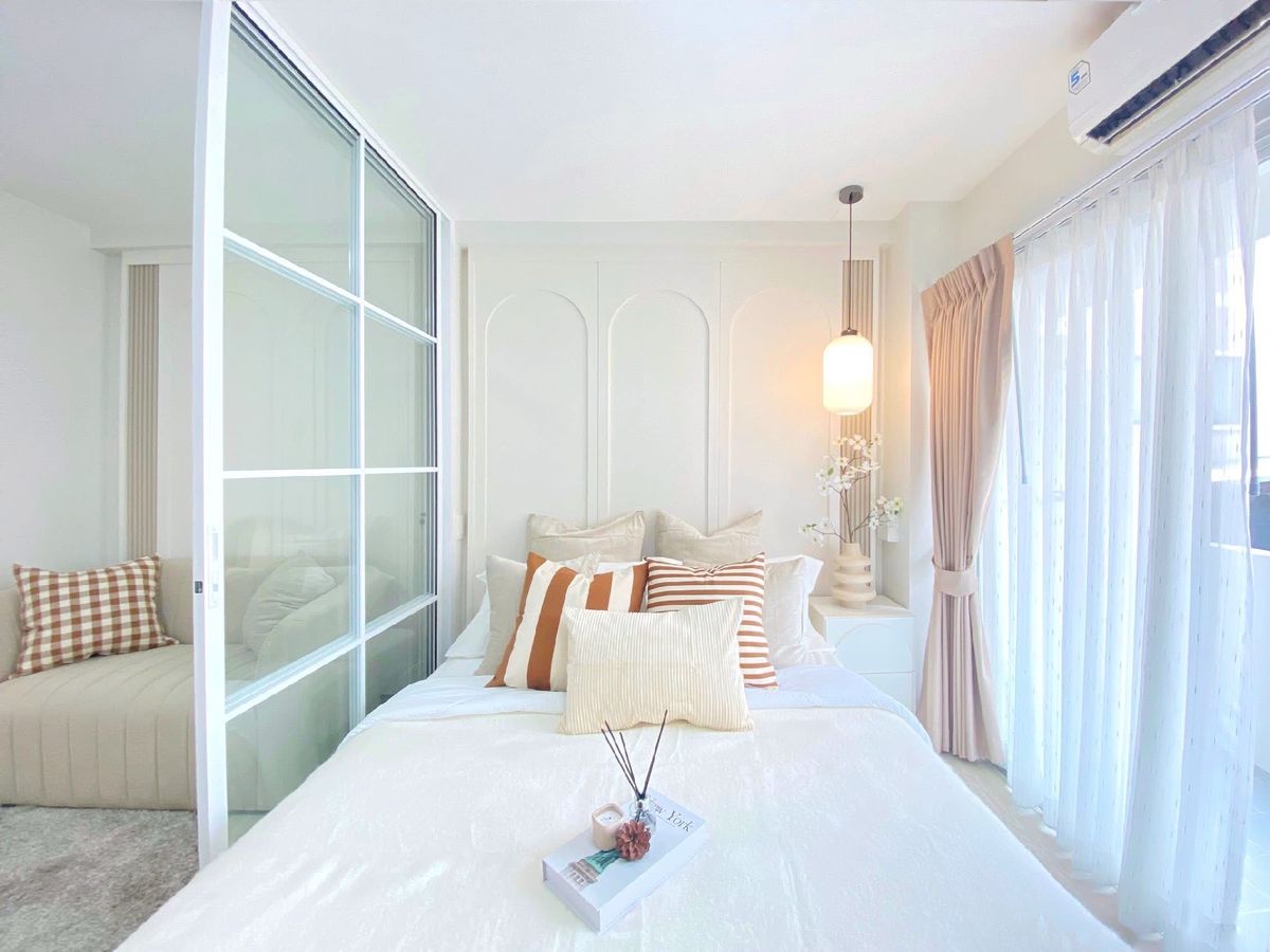 For SaleCondoChokchai 4, Ladprao 71, Ladprao 48, : Family Park Condo Lat Phrao 48, beautiful room, minimal style Carry the bag. The installment is only 5,000 baht only !!!