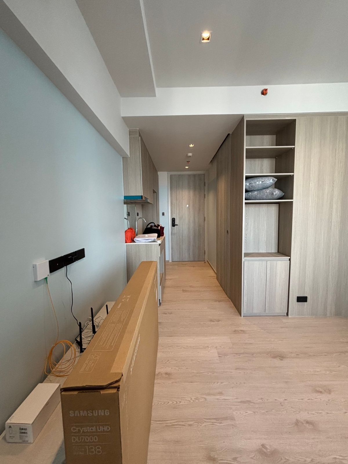 For RentCondoWongwianyai, Charoennakor : Free for rent for Reference, Sathorn, Wongwian Yai, new condo, next to BTS, beautiful room