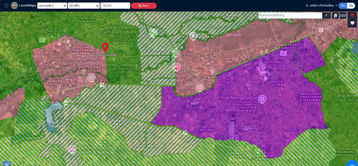 ขายที่ดินโคราช นครราชสีมา : 💥ขายที่ดินเพื่อลงทุน พัฒนา ราคาถูก ใกล้ทางขึ้น-ทางลง M6 ในเขตเทศบาล อ.สีคิ้ว จ.นครราชสีมา