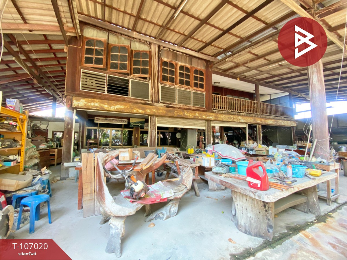 For SaleLandMahachai Samut Sakhon : Land for sale with buildings, 3 works, 80 sq.w., Ban Bo Samut Sakhon