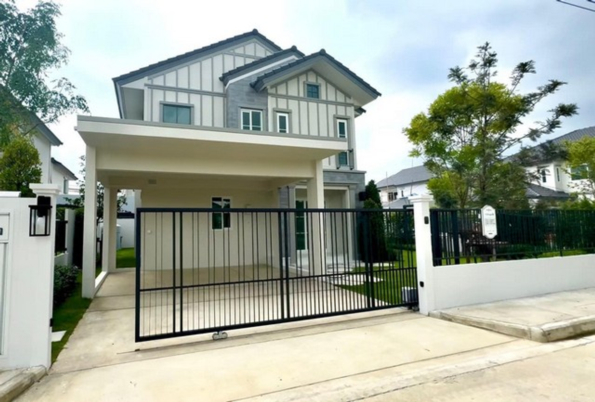 ให้เช่าบ้านสมุทรปราการ สำโรง : HR2289ให้เช่าบ้านเดี่ยว หลังมุม โครงการVillaggio 3 ศรีนครินทร์ - บางนา ใกล้ เมกะบางนา พร้อมอยู่
