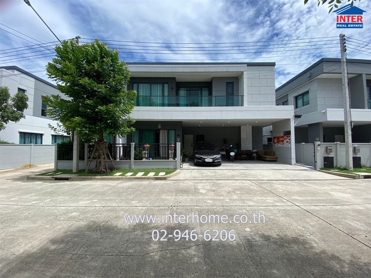 ขายบ้านปทุมธานี รังสิต ธรรมศาสตร์ : บ้านเดี่ยว 2 ชั้น 63.1 ตร.ว. หมู่บ้านเซนโทร ดอนเมือง-แจ้งวัฒนะ ถนนเลียบคลองประปา ถนนแจ้งวัฒนะ เมืองปทุมธานี ปทุมธานี