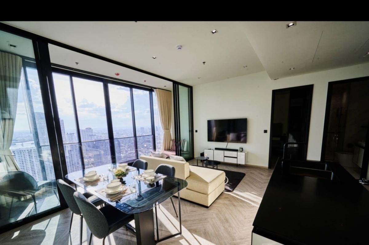 ให้เช่าคอนโดวงเวียนใหญ่ เจริญนคร : ⭐️(A0174) For RENT 🏢 Chapter Charoennakhon–Riverside 2 Bedroom 2 bathroom 70K per month