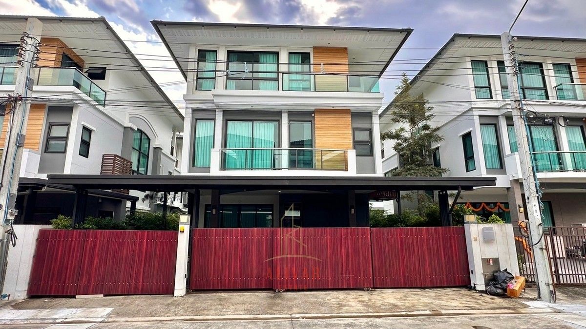 ให้เช่าบ้านลาดกระบัง สุวรรณภูมิ : RH030225 ให้เช่า บ้านเดี่ยว 3ชั้น 5ห้องนอน Supalai Essence Suanluang