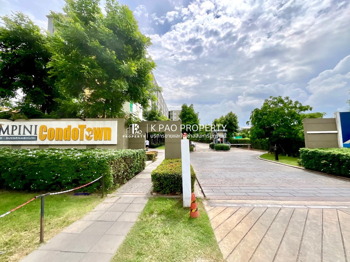 For RentCondoLadkrabang, Suwannaphum Airport : Lumpini Condo Rental Town Romklao-Suvarnabhumi 2 Bedroom 2 Bathrooms | K PAO Property