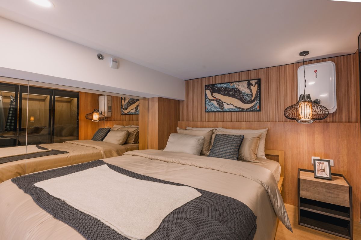 For SaleCondoRama9, Petchburi, RCA : Luxury condo for sale in Landmark at MRTA RAMA 9, 19 floors, living space 27.50 sq.m., 1st floor, 1 bedroom, 1 living room, with special services from Cassia. Convenient transportation, near the MRT Station, Rama 9 Orange Station.