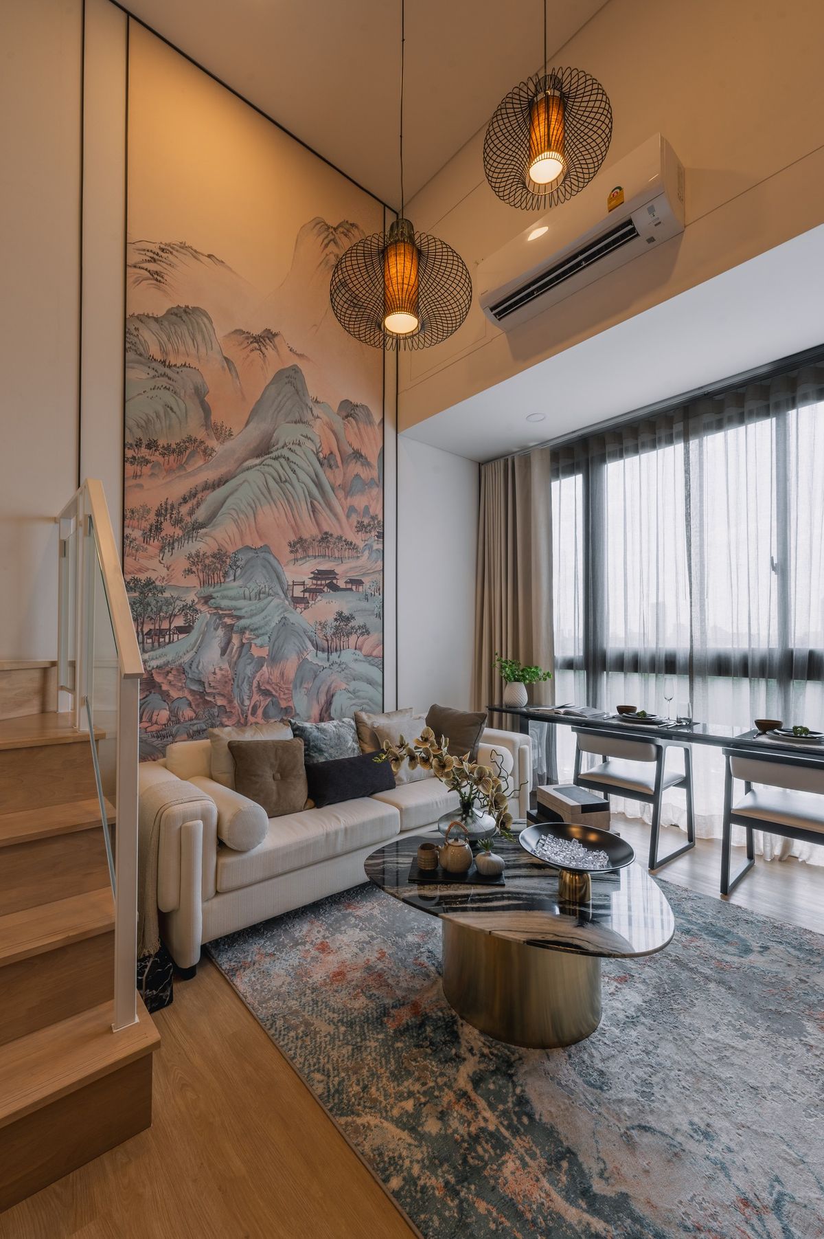 For SaleCondoRama9, Petchburi, RCA : Luxury condo for sale in Landmark at MRTA RAMA 9, 19 floors, living space 27.50 sq.m., 1st floor, 1 bedroom, 1 living room, with special services from Cassia. Convenient transportation, near the MRT Station, Rama 9 Orange Station.