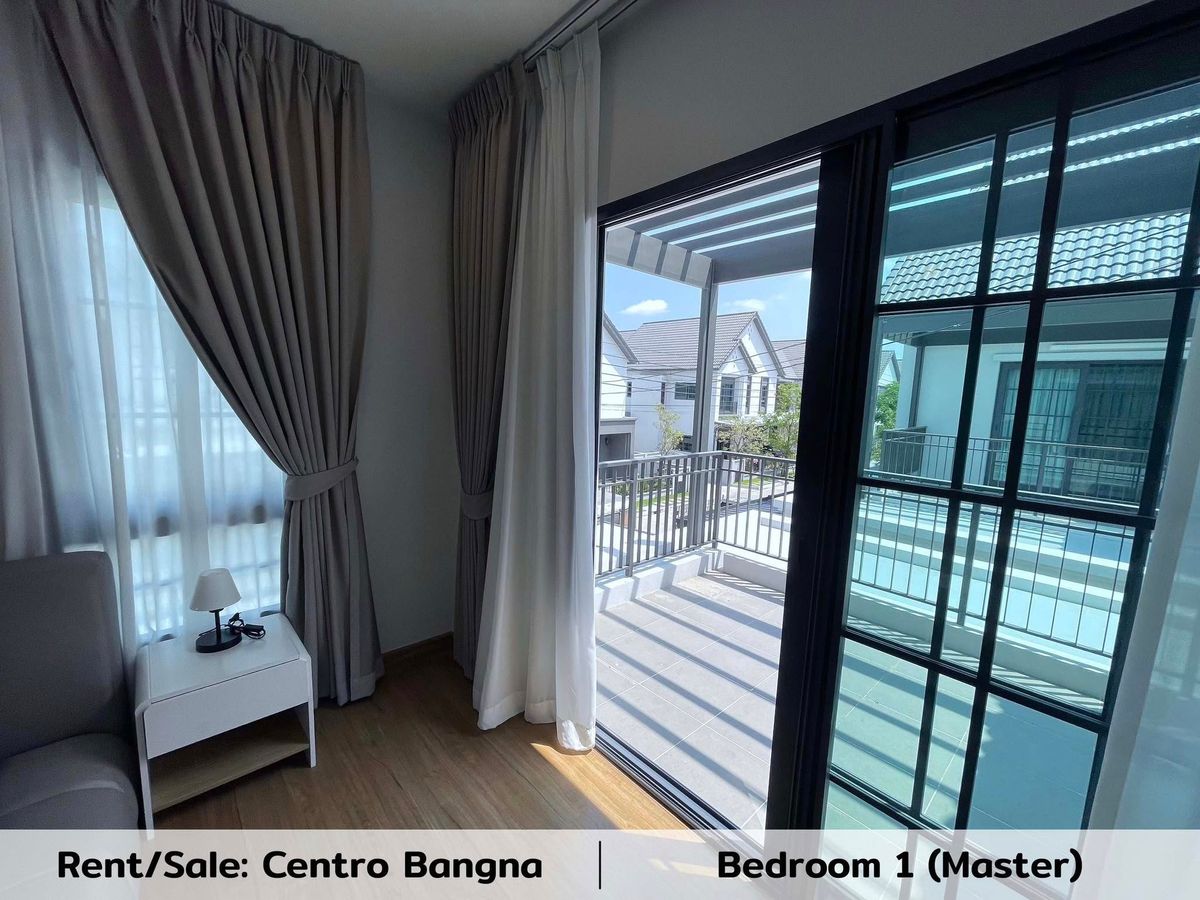 For RentHouseBangna, Bearing, Lasalle : K-6273 Urgent rent! Centro detached house, Bang Na, ready to be near Bangna