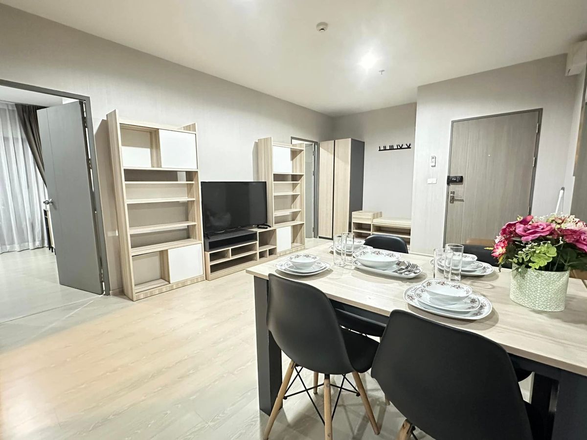 For RentCondoSamut Prakan,Samrong : Condo Ideo Sukhumvit 115 for rent 2 bedrooms, 2 bathrooms, 62 sqm., Next to BTS. Grandfather is ready.