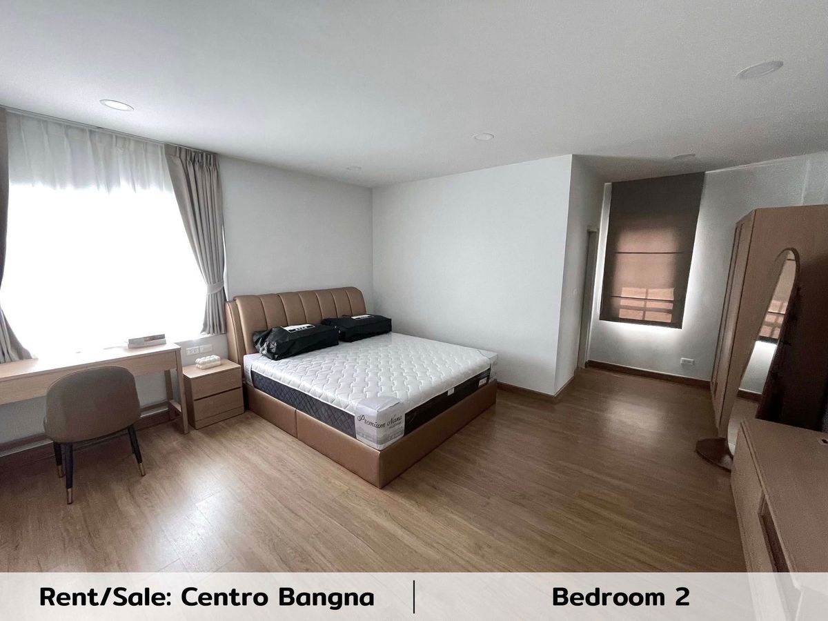 For RentHouseBangna, Bearing, Lasalle : K-6273 Urgent rent! Centro detached house, Bang Na, ready to be near Bangna