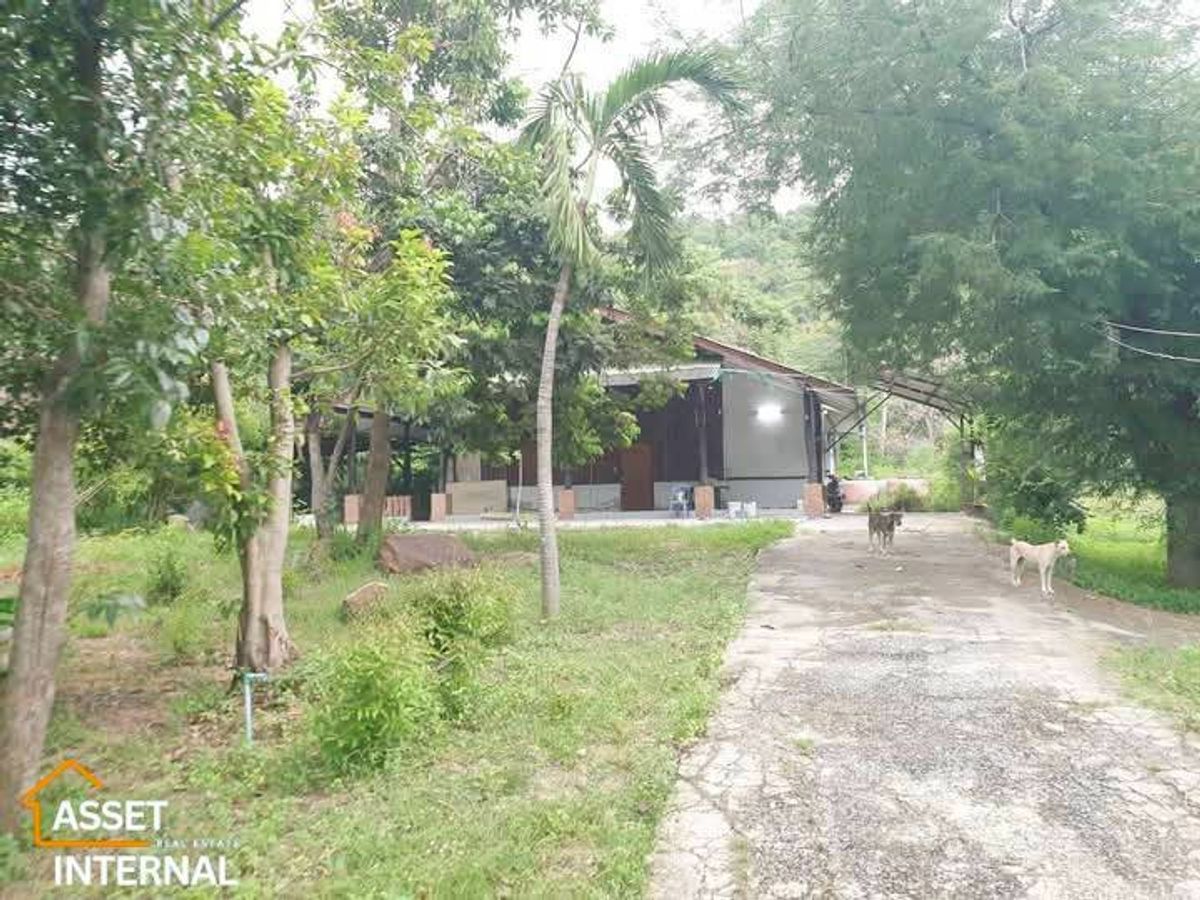 For SaleHouseRatchaburi : House for sale with 6 rai of land, 3 ngan 9 square meters after addicted to the mountain, plus 1 rai of free. Khao Khlung Subdistrict, Ban Pong District Ratchaburi Province