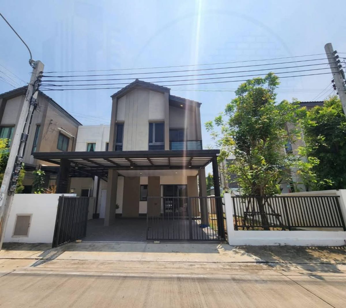 For RentHouseLadkrabang, Suwannaphum Airport : Rent a detached house, Wario Suvarnabhumi, beautiful, new, whole house  🛩️🛩️🎊獨棟房屋出租， Vario Suvarnabhumi