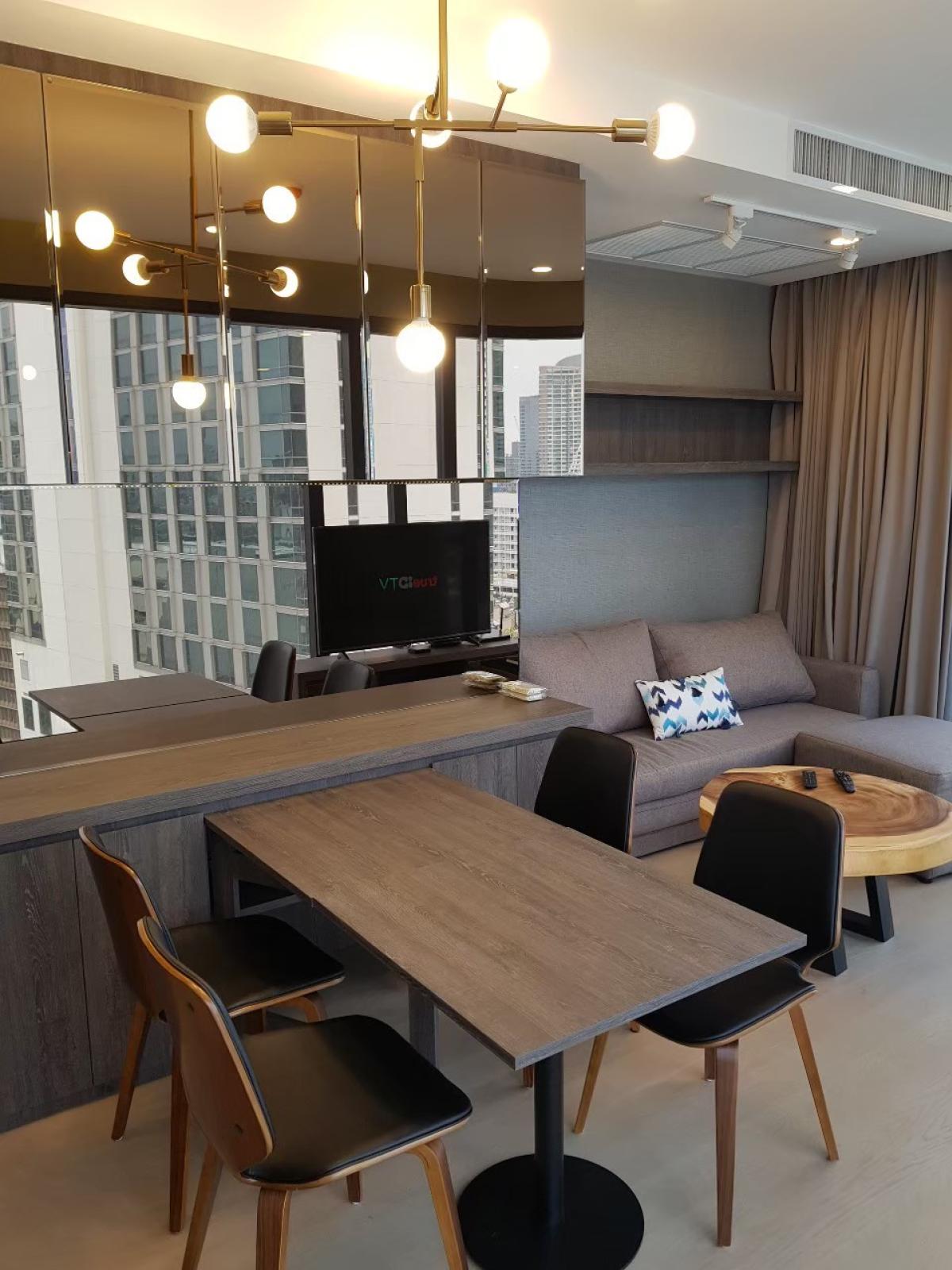 ให้เช่าคอนโดสยาม จุฬา สามย่าน : Ashton Chula-Silom, 2 bed, 49000 per month