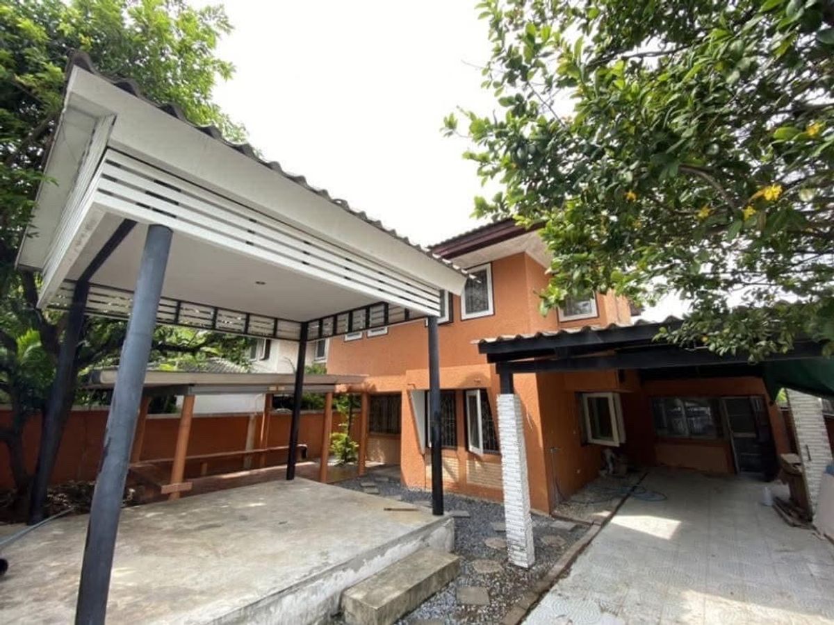 For RentHouseSeri Thai, Ramkhamhaeng Nida : For rent ❗️ 2-story detached house 🏠 Sammakorn University, Ramkhamhaeng 110-112 (in the end of March)