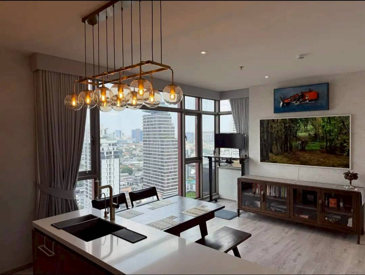 For RentCondoSukhumvit, Asoke, Thonglor : ✨ GT15821 | Condo Rhythm Ekkamai Estate, beautiful room, fully furnished. Ready to rent